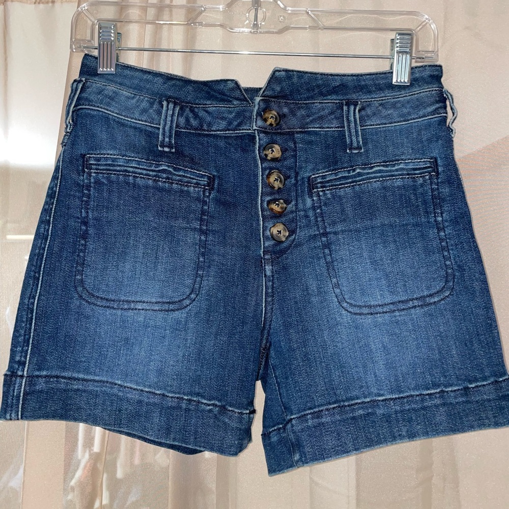Pilcro by Anthropology high rise shorts.